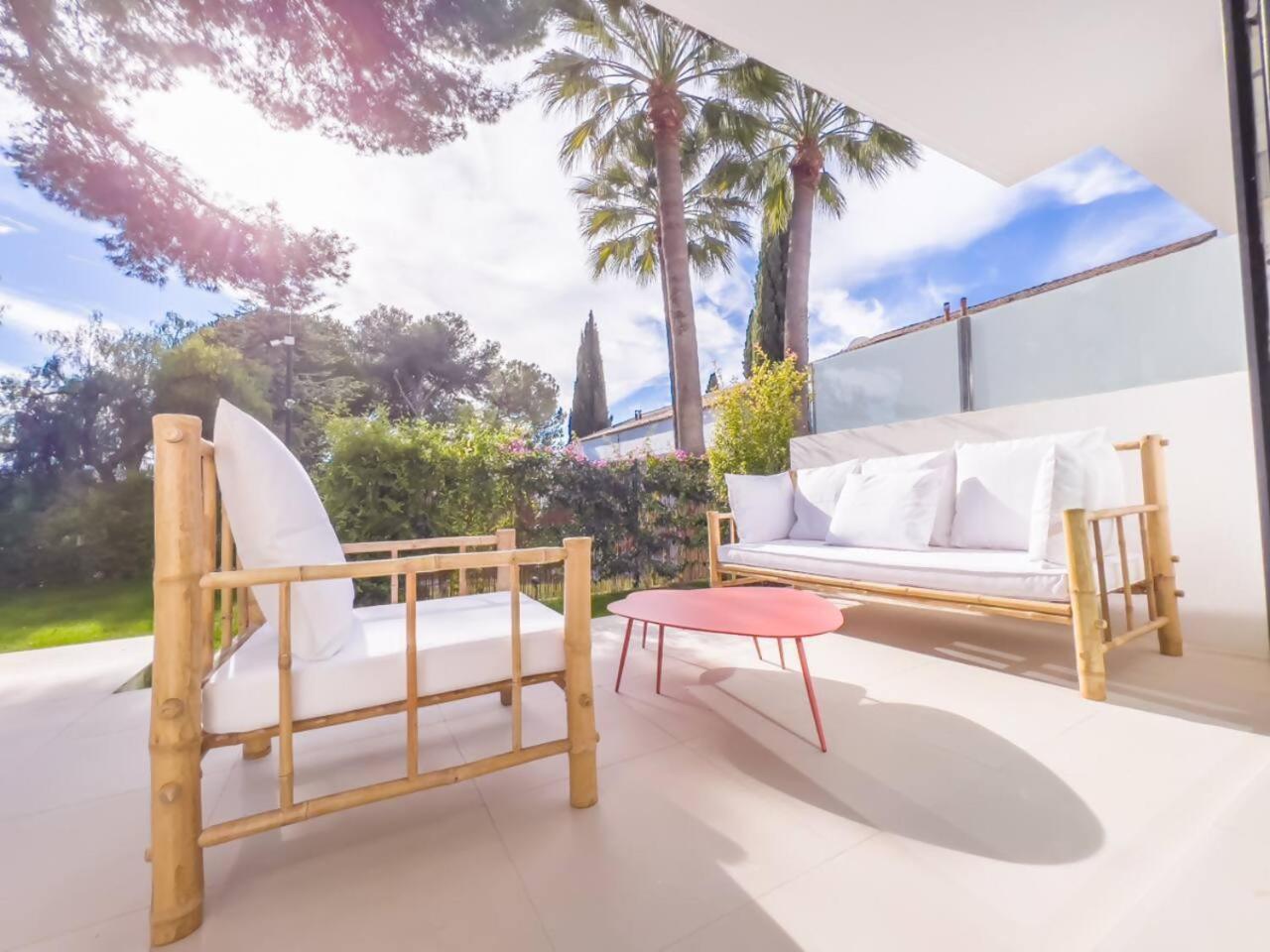 Bajo Con Jardin En La Milla De Oro Marbella Exterior foto